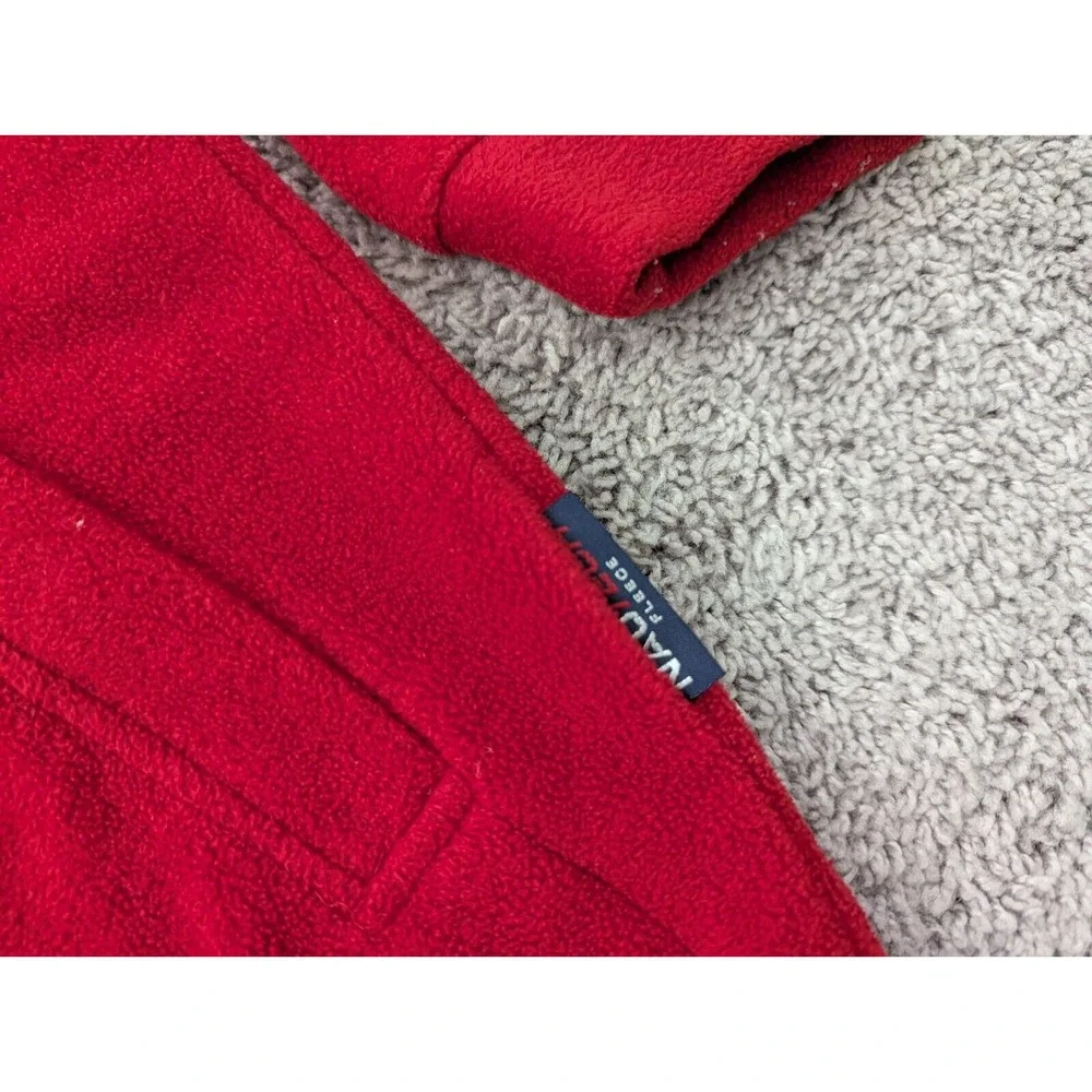 Vintage Nautica Jacket‎ Mens Extra Large Full Zip Fleece Made in USA 1990s